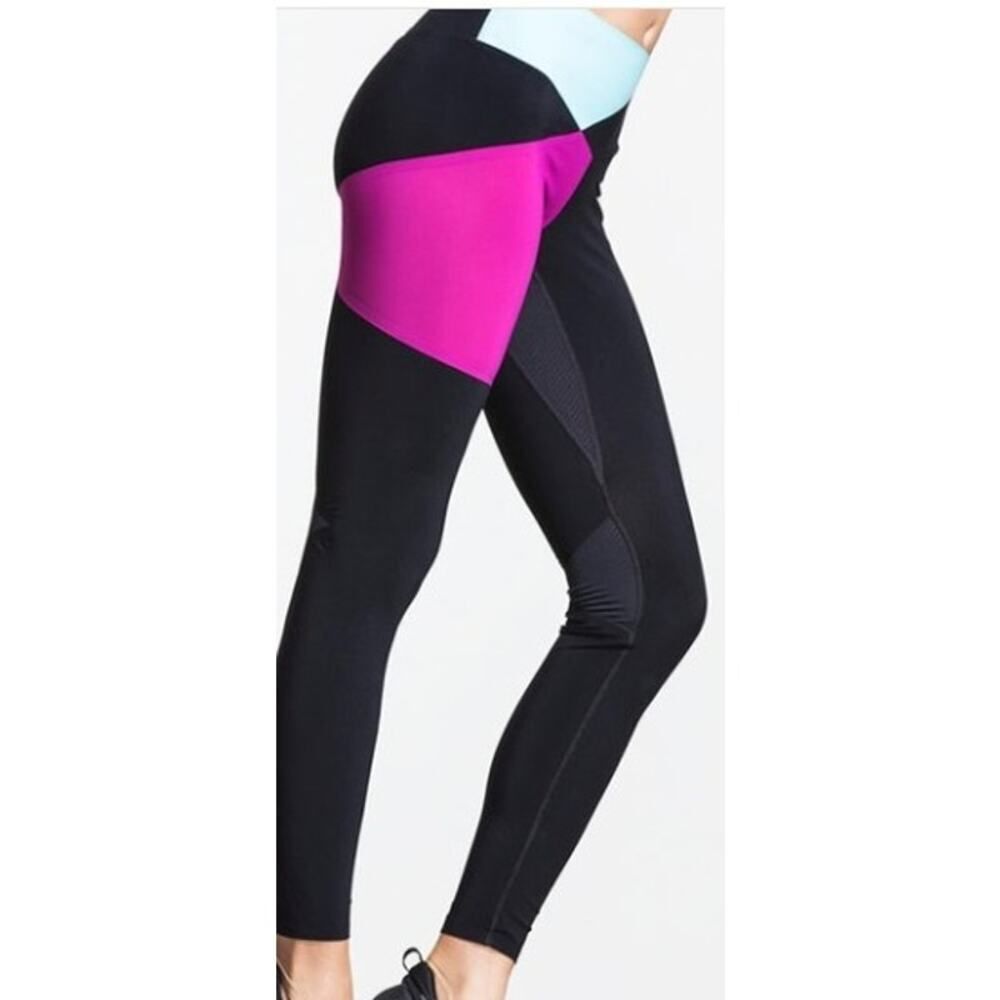 Lucas Hugh Color Bolt Leggings Women's Sz. M